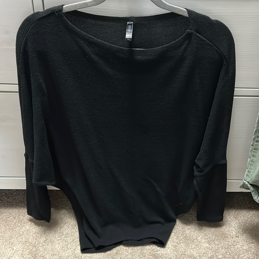 Black dolman top